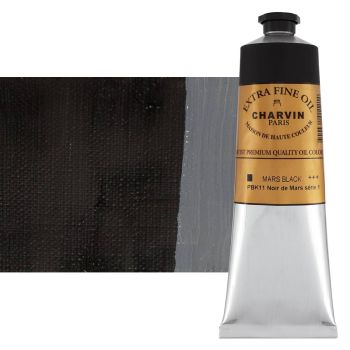 Mars Black 150 ml - Charvin Professional Oil Paint Extra Fine