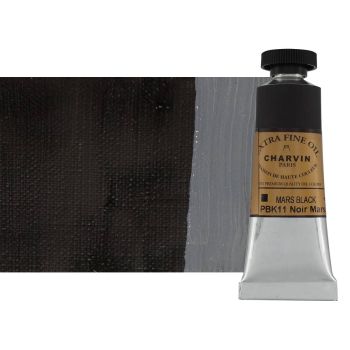 Mars Black 20 ml - Charvin Professional Oil Paint Extra Fine