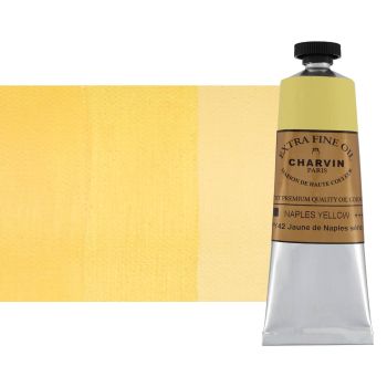 Naples Yellow 60 ml - Charvin Professional Oil Paint Extra Fine