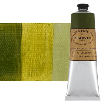 Olive Green 150 ml - Charvin Professional Oil Paint Extra Fine 
