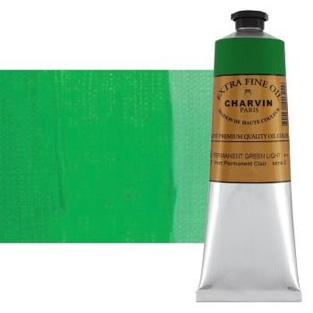 Permanent Green Light 150 ml - Charvin Professional Oil Paint Extra Fine