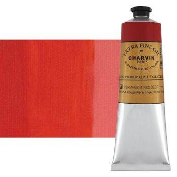 Permanent Red Deep 150 ml - Charvin Professional Oil Paint Extra Fine