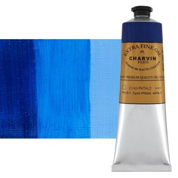 Phthalo Cyan 150 ml - Charvin Professional Oil Paint Extra Fine