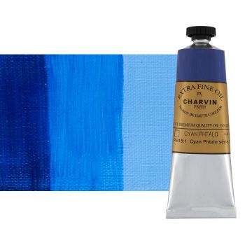 Phthalo Cyan 60 ml - Charvin Professional Oil Paint Extra Fine
