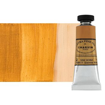 Raw Sienna 20 ml - Charvin Professional Oil Paint Extra Fine