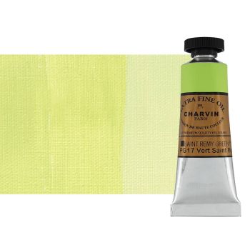 Saint Remy Green 20 ml - Charvin Professional Oil Paint Extra Fine