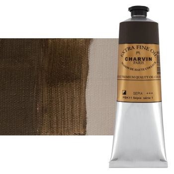 Sepia 150 ml - Charvin Professional Oil Paint Extra Fine