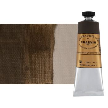 Sepia 60 ml - Charvin Professional Oil Paint Extra Fine