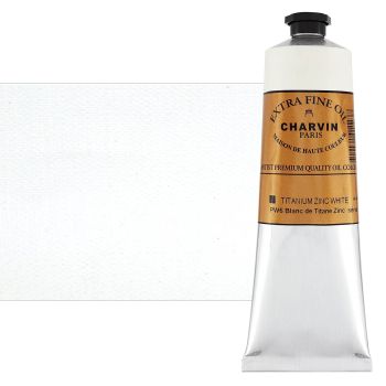 Titanium Zinc White 150 ml - Charvin Professional Oil Paint Extra Fine