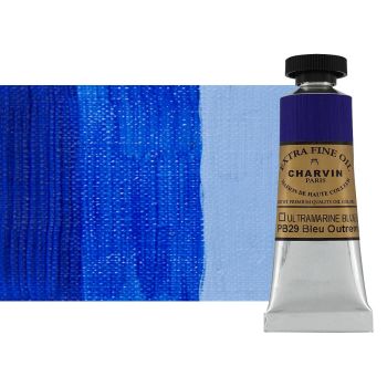 Ultramarine Blue Light 20 ml - Charvin Professional Oil Paint Extra Fine