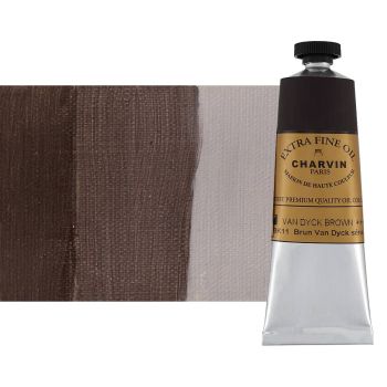 Van Dyck Brown 60 ml - Charvin Professional Oil Paint Extra Fine