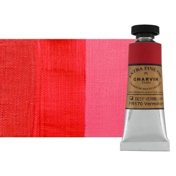Vermillion Deep 20 ml - Charvin Professional Oil Paint Extra Fine