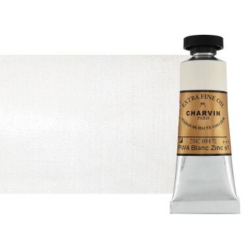 Zinc White 20 ml - Charvin Professional Oil Paint Extra Fine