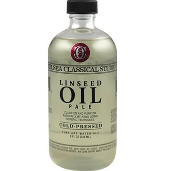Chelsea Classical Studio Medium Clarified Pale Cold Pressed Linseed Oil 8oz