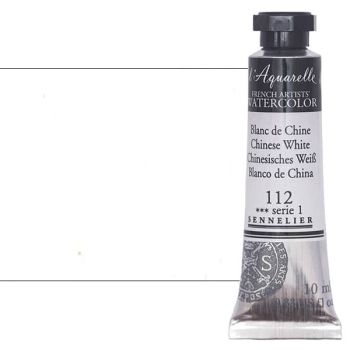 Sennelier l'Aquarelle Artists Watercolor - Chinese White, 10ml Tube