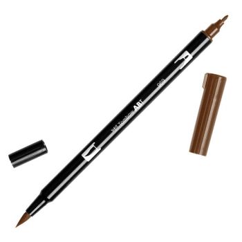 Tombow Dual Brush Pen Chocolate