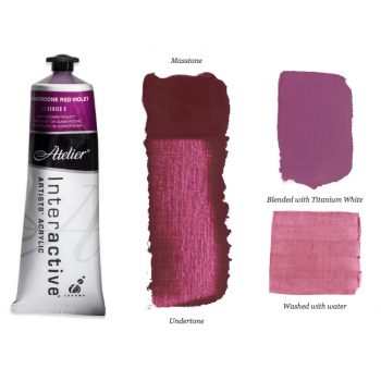 Chroma Atelier Interactive Artists Acrylic Quinac. Red Violet 80 ml