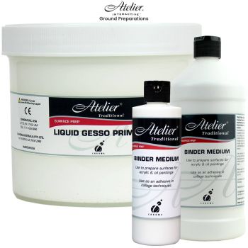 Artnery Artist White Gesso for Acrylic Painting, Oil Painting Universal  Gesso Primer for Art and Craft, 200ml : : Home & Kitchen