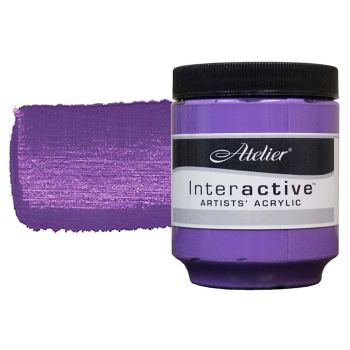 Interactive Professional Acrylic 250 ml Jar - Brilliant Violet