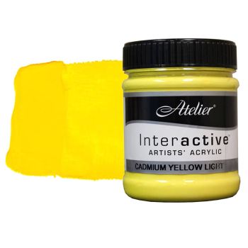 Interactive Professional Acrylic 250 ml Jar - Cadmium Yellow Light