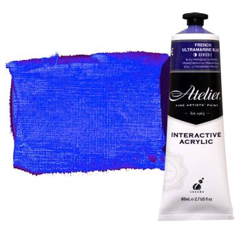 Chroma Atelier Interactive Artists Acrylic French Ultramarine Blue 80 ml (Default)