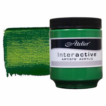 Interactive Professional Acrylic 250 ml Jar - Perm. Sap Green