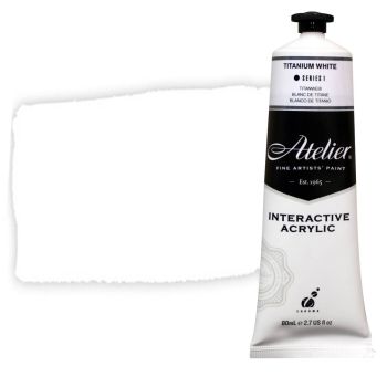 Chroma Atelier Interactive Artists Acrylic Titanium White 80 ml 