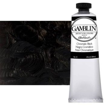 Gamblin Artists Oil - Chromatic Black, 37ml Tube
