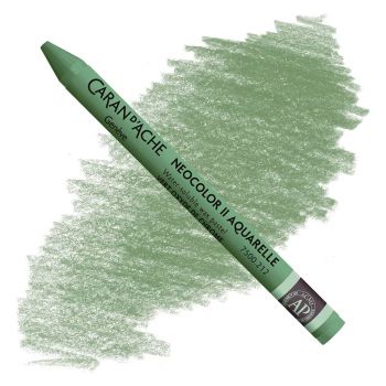 Caran d'Ache Neocolor II Water-Soluble Wax Pastels - Chrome Oxide Green, No. 212