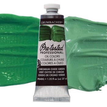 Grumbacher Pre-Tested Oil Paint 37 ml Tube - Chromium Oxide Green