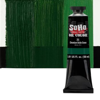 SoHo Artist Oil Color Chromium Oxide Green 50ml Tube