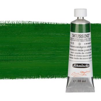 Schmincke Mussini Oil Color 35ml Tube - Chrome Oxide Green Deep