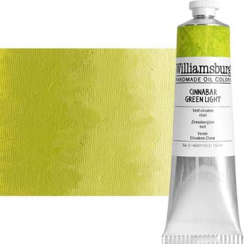 Williamsburg Handmade Oil Paint - Cinnabar Green Light, 150ml Tube