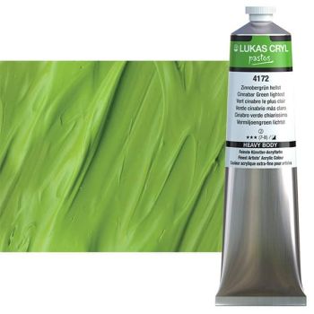 Cinnabar Green Lightest 200ml LUKAS CRYL Pastos Acrylics