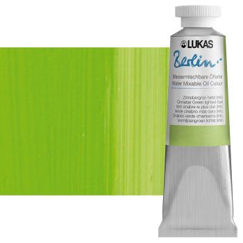 LUKAS Berlin Water Mixable Oil Cinnabar Green Light Hue 37 ml Tube