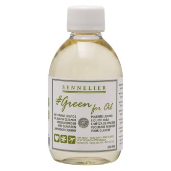 Sennelier 250ml Green for Oil Solvent-Free Brush Cleaner 