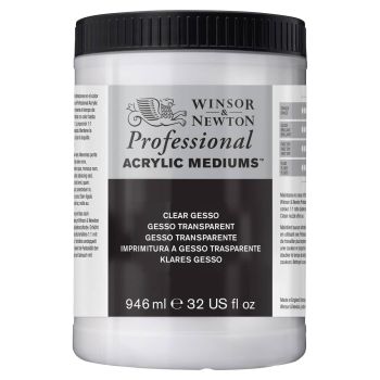 Winsor & Newton Artists Acrylic Mediums And Additives Clear Gesso 946 ml