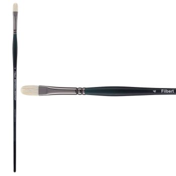 Imperial Professional Long Handle Bristle Brush Filbert Size 4