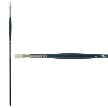 Imperial Professional Long Handle Bristle Brush Flat Size 1