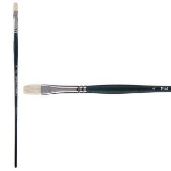 Imperial Professional Long Handle Bristle Brush Flat Size 4