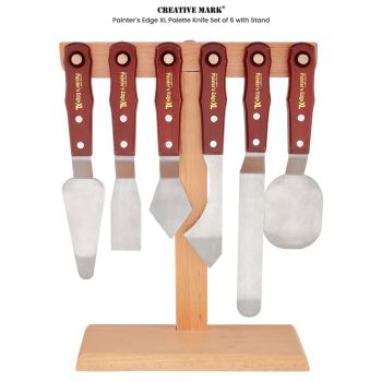 Creative Mark Painter's Edge Xl Palette Knife And Stand Set