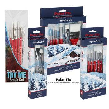 Creative Mark Polar-Flo Watercolor Brush Sets