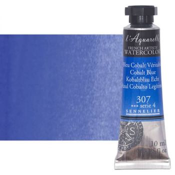 Sennelier l'Aquarelle Artists Watercolor 10ml Tube - Cobalt Blue