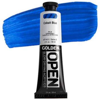 GOLDEN Open Acrylic Paints Cobalt Blue 2 oz