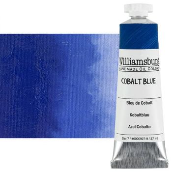 Williamsburg Handmade Oil Paint - Cobalt Blue, 37ml Tube