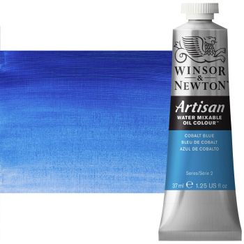 Winsor & Newton Artisan Water Mixable Oil Color - Cobalt Blue, 37ml Tube