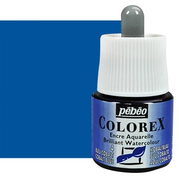 Pebeo Colorex Watercolor Ink Cobalt Blue, 45ml