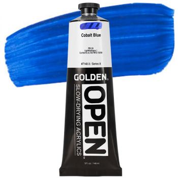 GOLDEN Open Acrylic Paints Cobalt Blue 5 oz