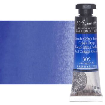 Sennelier l'Aquarelle Artists Watercolor 10ml Tube - Cobalt Deep