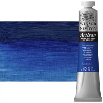 Winsor & Newton Artisan Water Mixable Oil Color - Cobalt Blue Hue, 200ml Tube